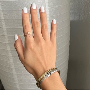 14k Gold and Diamond Arrow Ring